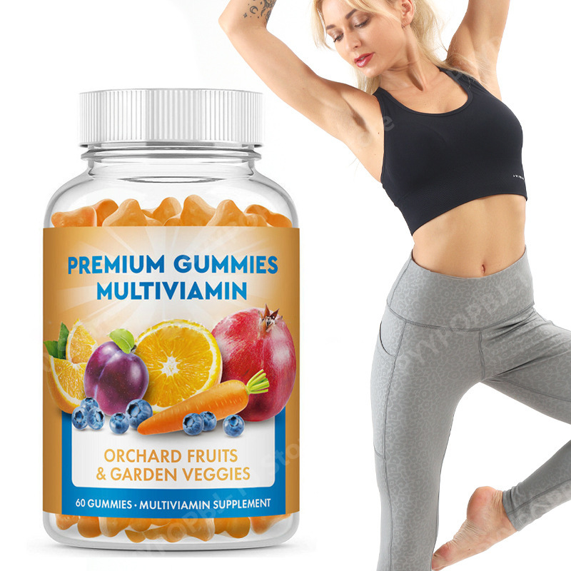 毎日のマルチビタミン グミ 60粒入り 天然ブレンド 果樹園 - Multivitamin Gummy Adult のレビューと価格