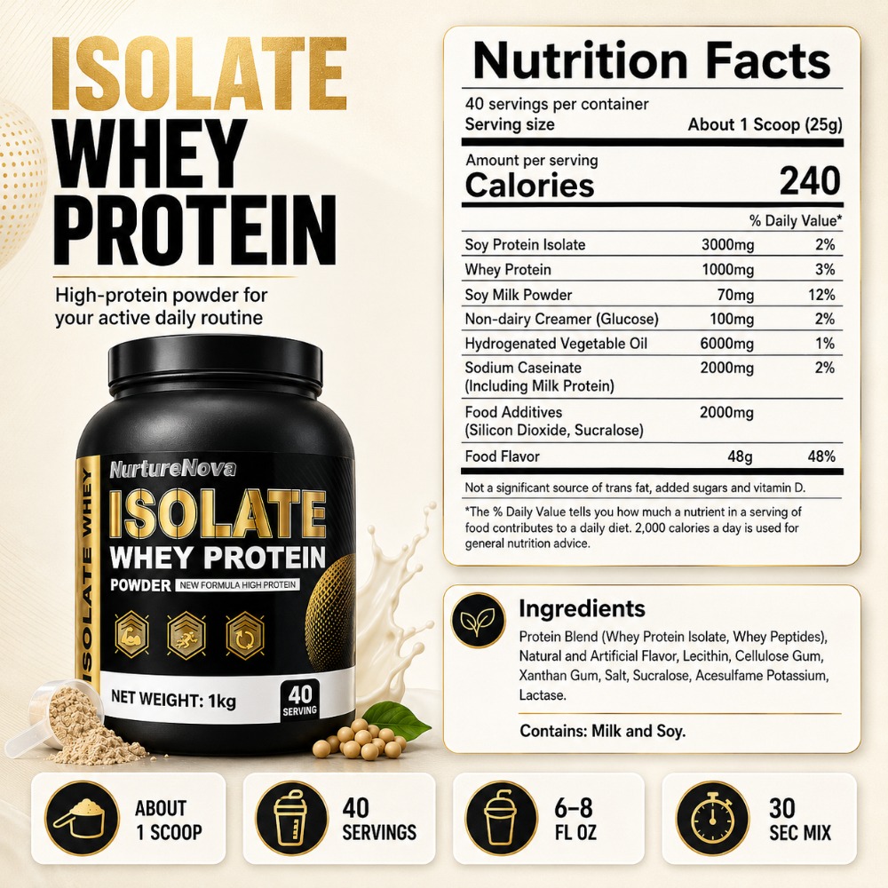 ナーターノヴァ アイソレート ホエイプロテインパウダー 1k - Fitness Nutrition Whey のレビューと価格