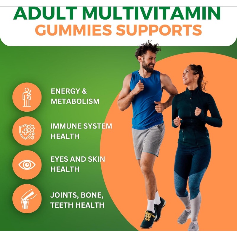 大人用マルチビタミン グミ ビオチン配合で総合的な日常栄養サ - Multivitamin Gummy Adult のレビューと価格