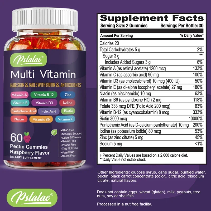 マルチビタミン グミ - ビタミンとミネラル配合 - エネル - Multivitamin Gummy Adult のレビューと価格