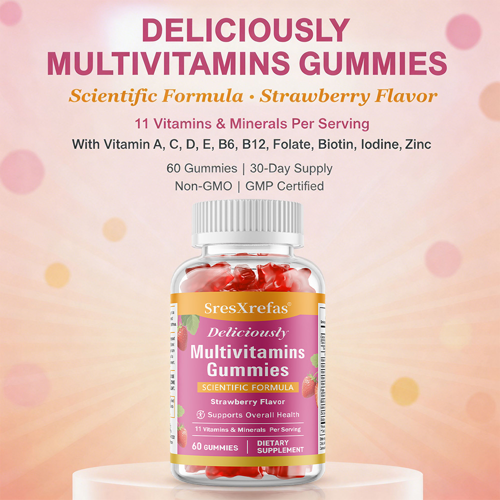 マルチビタミン グミ、11種類のビタミン＆ミネラル配合、免疫 - Multivitamin Gummy Adult のレビューと価格
