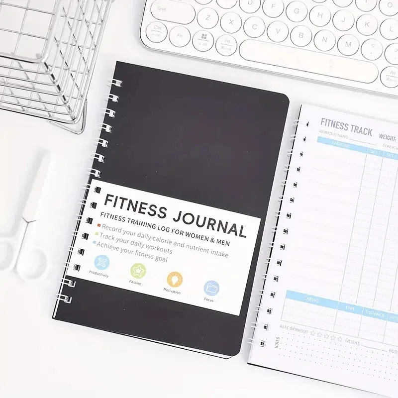 スパイラルノート 毎日の運動と栄養計画表 32枚 フィットネ - Nutrition And Exercise のレビューと価格