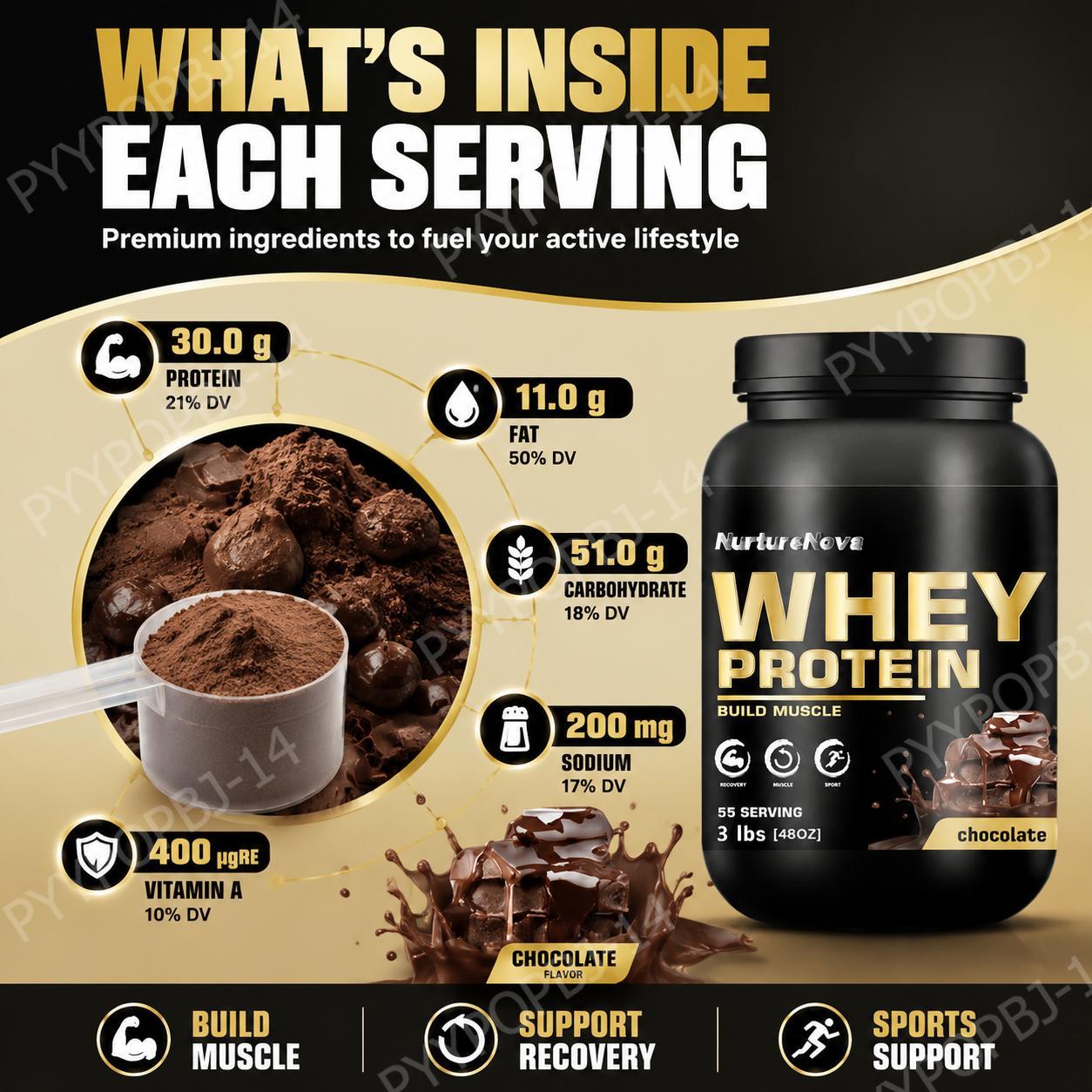 ナーチャーティノーバ チョコレートホエイプロテインパウダー  - Fitness Nutrition Whey のレビューと価格