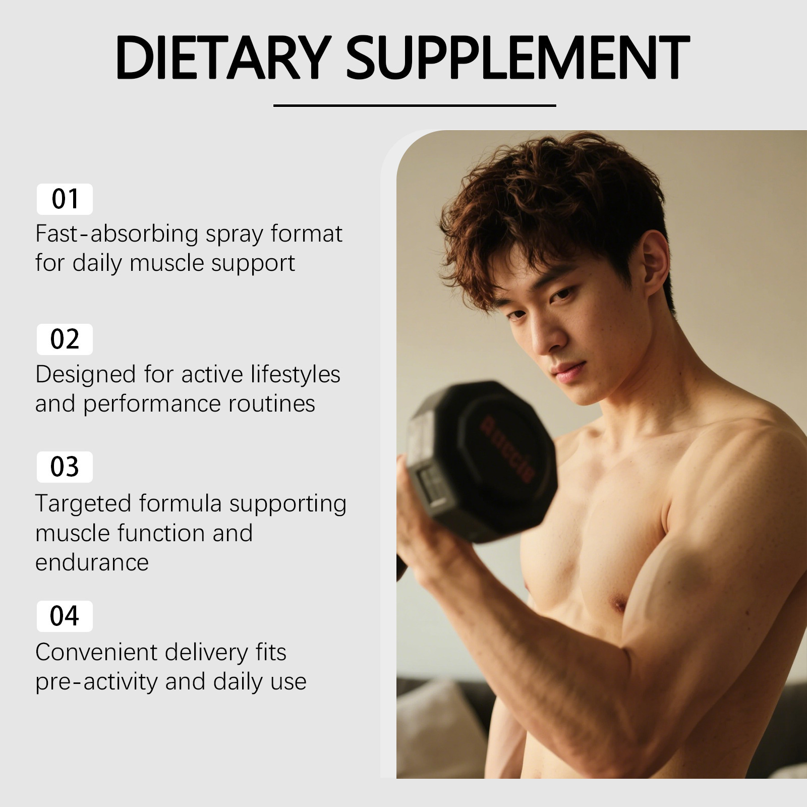 筋肉増強スプレー 体力増強促進 筋肉の成長促進 痛み緩和 持 - Nutrition And Exercise のレビューと価格