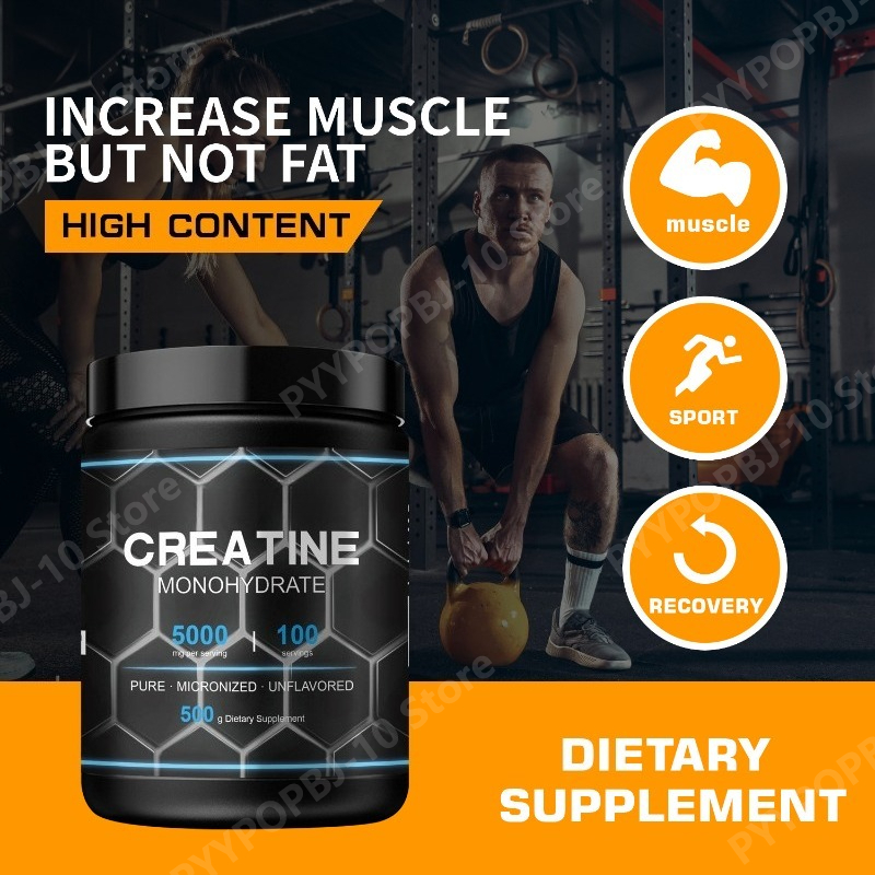 クレアチンモノハイドレートパウダー 純粋微粉 無香料 500 - Creatine Monohydrate Powder のレビューと価格