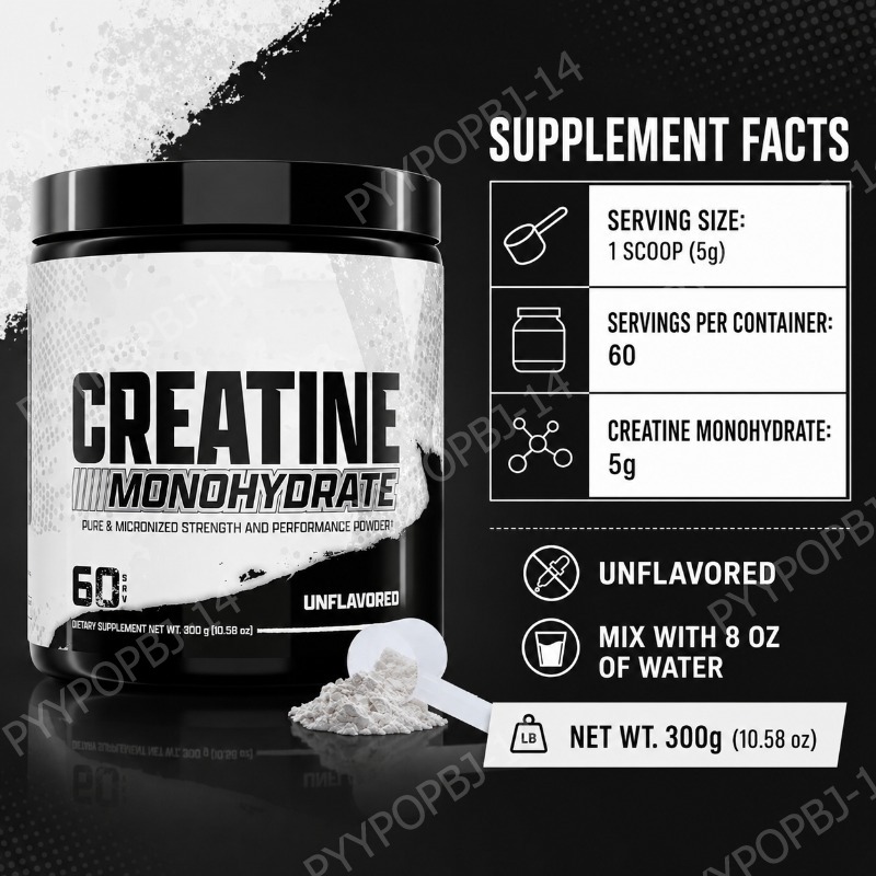 クレアチン一水和物パウダー 1回分5g 筋力回復をサポート  - Creatine Monohydrate Powder のレビューと価格